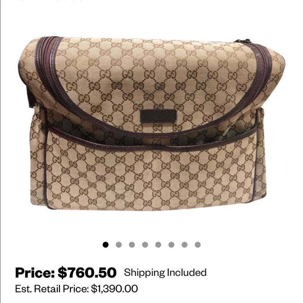 Gucci diaper bag